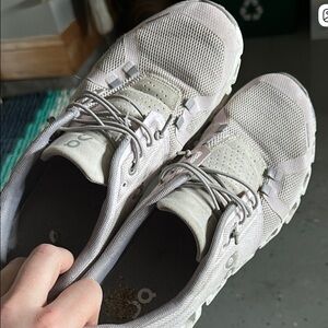 On Running Light Gray Sneakers